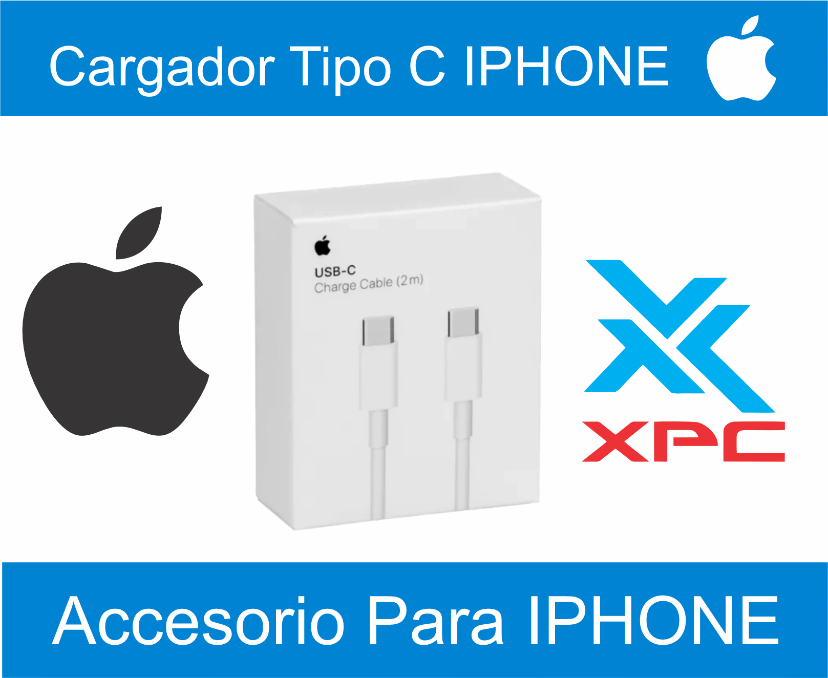 cargador tipo c iphone